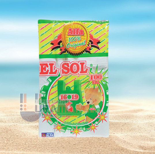 Bolsas con asa resistentes para compras, empaque y transporte de productos