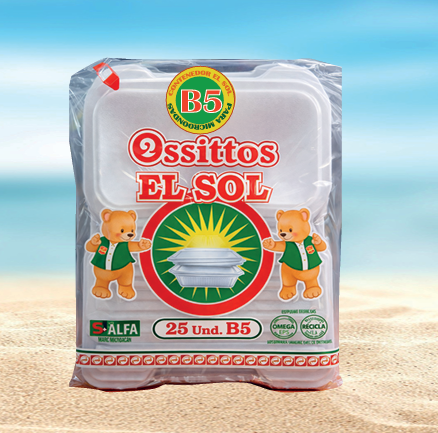 Contenedores biodegradables descartables para alimentos y delivery.