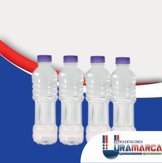 Botellas descartables de plástico para bebidas en Lima, Perú. Venta por mayor en Descartables