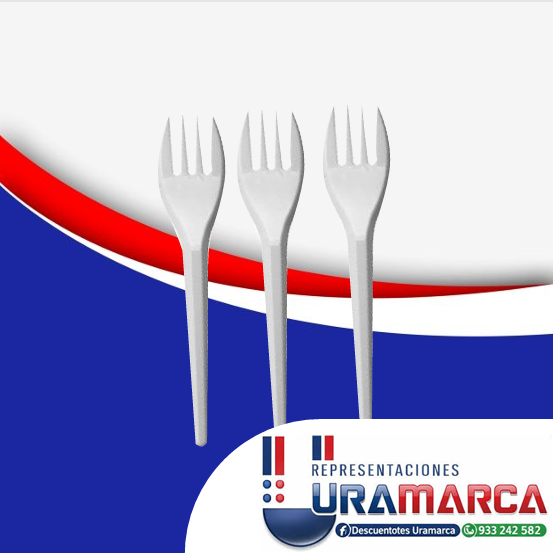 Cubiertos descartables de alta calidad en Lima, Perú. Venta al por mayor y menor en Descartables Uramarca. Pedidos al 989 509 912.